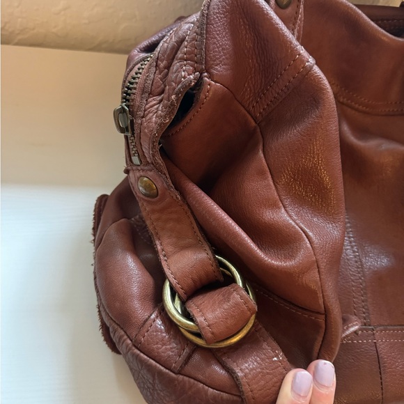 Vintage Línea Pelle Brown Leather Satchel - Picture 12 of 13
